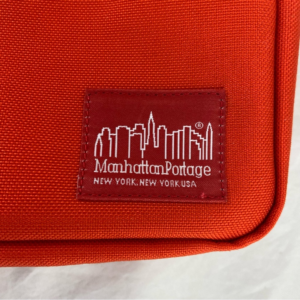 Manhattan Portage Jogger Large Orange Cordura Crossbody Bag Shoulder Strap NEW - Picture 14 of 16